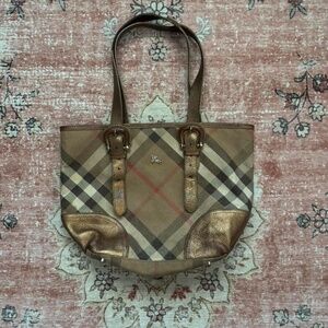 Burberry Shimmer Check Byron Bag